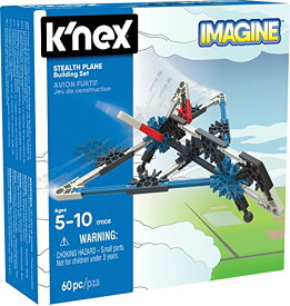 ケネックス 知育玩具 パズル ブロック K'NEX - Stealth Plane Building Set 60 Pieces For Ages 5+ Construction Education Toyケネックス 知育玩具 パズル ブロック