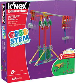 ケネックス 知育玩具 パズル ブロック K'NEX Education STEM EXPLORATIONS: Levers & PULLEYS Building Set Building Kitケネックス 知育玩具 パズル ブロック