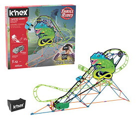 ケネックス 知育玩具 パズル ブロック K'NEX Thrill Rides ? Twisted Lizard Roller Coaster Building Set ? 403 Piece ? Ages 9+ Building Set (Amazon Exclusive)ケネックス 知育玩具 パズル ブロック