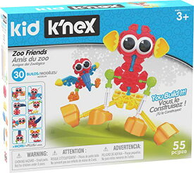 ケネックス 知育玩具 パズル ブロック KID K’NEX ? Zoo Friends Building Set ? 55 Pieces ? Ages 3 and Up ? Preschool Educational Toy (Amazon Exclusive)ケネックス 知育玩具 パズル ブロック