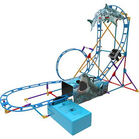 ケネックス 知育玩具 パズル ブロック K'NEX Thrill Rides - Tabletop Thrills Shark Attack Roller Coaster Building Set - Ages 7+ケネックス 知育玩具 パズル ブロック