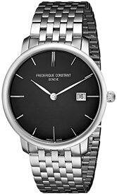 腕時計 フレデリックコンスタント メンズ Frederique Constant Men's FC-306G4S6B Curved Index Black Dial Watch腕時計 フレデリックコンスタント メンズ