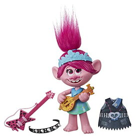 トロールズ アメリカ直輸入 アニメ 映画 ドリームワークス Trolls DreamWorks World Tour Pop-to-Rock Poppy Singing Doll with 2 Different Looks and Sounds, Toy Sings Trolls Just Want to Have Fun (Engliトロールズ アメリカ直輸入 アニメ 映画 ドリームワークス