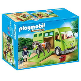 プレイモービル ブロック 組み立て 知育玩具 ドイツ PLAYMOBIL Horse Transporter Building Setプレイモービル ブロック 組み立て 知育玩具 ドイツ