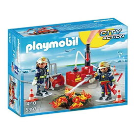 プレイモービル ブロック 組み立て 知育玩具 ドイツ PLAYMOBIL Firefighting Operation with Water Pump Building Setプレイモービル ブロック 組み立て 知育玩具 ドイツ
