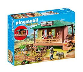 プレイモービル ブロック 組み立て 知育玩具 ドイツ Playmobil Ranger Station with Animal Area [Amazon Exclusive]プレイモービル ブロック 組み立て 知育玩具 ドイツ