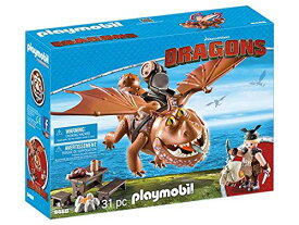 プレイモービル ブロック 組み立て 知育玩具 ドイツ Playmobil 9460 How to Train Your Dragon Fishlegs + Meatlug, Multicolorプレイモービル ブロック 組み立て 知育玩具 ドイツ