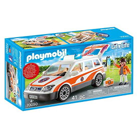 プレイモービル ブロック 組み立て 知育玩具 ドイツ Playmobil Emergency Car with Sirenプレイモービル ブロック 組み立て 知育玩具 ドイツ