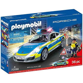 プレイモービル ブロック 組み立て 知育玩具 ドイツ Playmobil Porsche 911 Carrera 4S Policeプレイモービル ブロック 組み立て 知育玩具 ドイツ