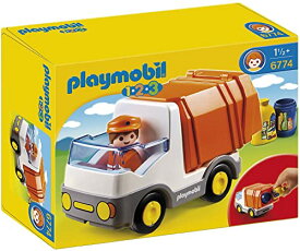 プレイモービル ブロック 組み立て 知育玩具 ドイツ Playmobil 1.2.3 Recycling Truckプレイモービル ブロック 組み立て 知育玩具 ドイツ