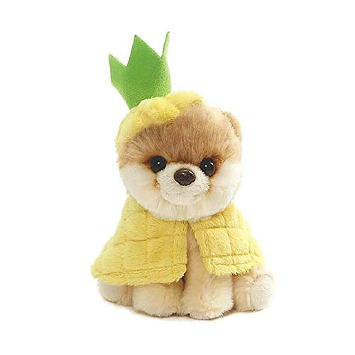 楽天市場 送料無料 Gund ガンド ぬいぐるみ 人形 Boo 世界で一番かわいい子犬ブー パイナップルの帽子とマント 約13cm ポメラニアン Angelica