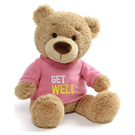 ガンド GUND ぬいぐるみ リアル お世話 GUND Get Well T-Shirt Message Teddy Bear Stuffed Animal Plush, Pink, 12.5"ガンド GUND ぬいぐるみ リアル お世話