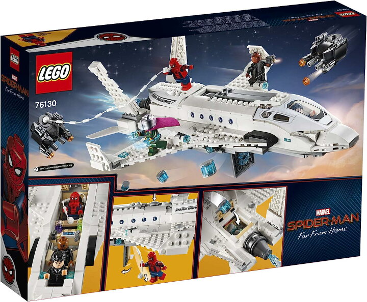 lego spiderman plane