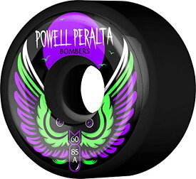 ウィール タイヤ スケボー スケートボード 海外モデル Powell Peralta Bombers 60mm 85A Black Skateboard Wheelsウィール タイヤ スケボー スケートボード 海外モデル