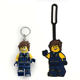 レゴ スターウォーズ LEGO Movie 2 Captain Rex Keychain Light & Silicone Luggage Tag Set - 3 Inch Tall Keychain Lightレゴ スターウォーズ