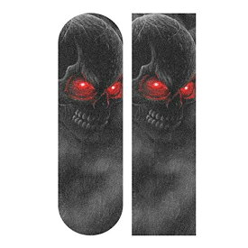デッキテープ グリップテープ スケボー スケートボード 海外モデル Black Skeleton Red Eyes Skateboard Grip Tape Skull Scooter Griptape Deck Sandpaper Longboard Sheet Sticker 9" x 33"デッキテープ グリップテープ スケボー スケートボード 海外モデル