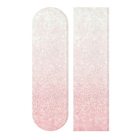 デッキテープ グリップテープ スケボー スケートボード 海外モデル Peach Coral Pink Sequin Fake Glitter Skateboard Grip Tape 1PC Sheet Scooter Deck Sand Paper 9" x 33"デッキテープ グリップテープ スケボー スケートボード 海外モデル