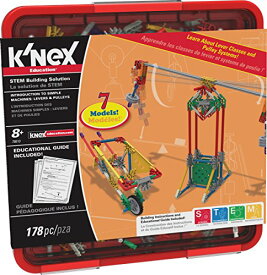 ケネックス 知育玩具 パズル ブロック K'NEX Education - Intro to Simple Machines: Levers and Pulleys Set ? 178 Pieces ? For Grades 3-5 ? Construction Education Toyケネックス 知育玩具 パズル ブロック