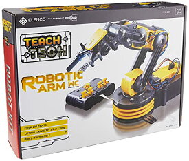 エレンコ ロボット 電子工作 知育玩具 パズル Elenco Teach Tech “Robotic Arm Wire Controlled”, Robotic Arm Kit, STEM Building Toys for Kids 12+エレンコ ロボット 電子工作 知育玩具 パズル