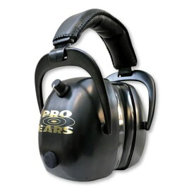 イヤーマフ シューティング ハンティング サバイバルゲーム サバゲー Pro Ears Gold II 30 Over-Ear Electronic Hearing Protection Headphones - Black, 30 NRR, Gel Ear Seals, DLSC Tech, Militarイヤーマフ シューティング ハンティング サバイバルゲーム サバゲー