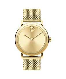 腕時計 モバード メンズ Movado Men's Swiss Quartz Watch with Stainless Steel Strap, Yellow, 21 (Model: 3600560)腕時計 モバード メンズ