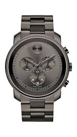 腕時計 モバード メンズ Movado Men's BOLD Metals Chronograph Watch with a Printed Index Dial, Grey (Model 3600277)腕時計 モバード メンズ