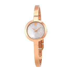 腕時計 モバード レディース Movado Bela White Mother of Pearl Dial Ladies Watch 0607082腕時計 モバード レディース