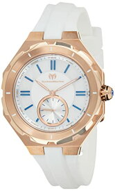 腕時計 テクノマリーン レディース Technomarine Women's Cruise StainlessSteel Quartz Watch with Silicone Strap, White, 17 (Model: TM118009) (One Size, Multicolored)腕時計 テクノマリーン レディース