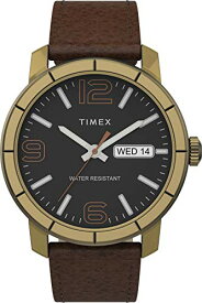 腕時計 タイメックス レディース Timex Mod44 44mm Leather Strap Watch - Gold/Brown/Black - TW2T72700腕時計 タイメックス レディース