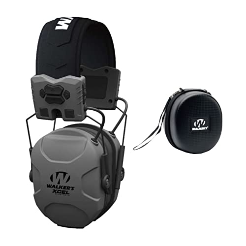 イヤーマフ シューティング ハンティング サバイバルゲーム サバゲー 【送料無料】Walker's XCEL 500BT Digital  Electronic Muff with Voice Clarity and Bluetooth with Shooting Hearing  Proイヤーマフ 