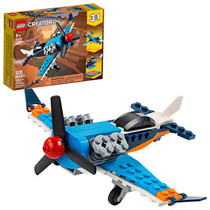 rookie Skjult session 楽天市場】レゴ クリエイター LEGO Creator 3in1 Propeller Plane 31099 Flying Toy Building  Kit (128 Pieces)レゴ クリエイター : angelica