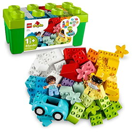 レゴ デュプロ LEGO DUPLO Classic Brick Box Building Set - Features Storage Organizer, Toy Car, Number Bricks, Build, Learn, and Play, Great Gift Playset for Toddlers, Boys, and Girls Ages 18+ Months, 10913レゴ デュプロ