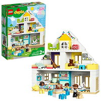 レゴ デュプロ LEGO DUPLO Town Modular Playhouse 10929 Dollhouse with Furniture and a Family, Great Educational Toy for Toddlers (130 Pieces), Multicolorレゴ デュプロ