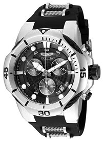 腕時計 インヴィクタ インビクタ メンズ Invicta Men's Bolt Stainless Steel Quartz Watch with Silicone Strap, Steel, Black, 30 (Model: 31166)腕時計 インヴィクタ インビクタ メンズ