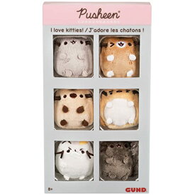 ガンド GUND ぬいぐるみ リアル お世話 GUND Pusheen Comic Collector I Love Kitties Set of 6 Plush Stuffed Animal Cats, 2"ガンド GUND ぬいぐるみ リアル お世話