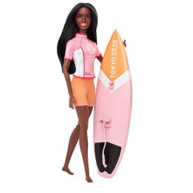 【即納】バービー人形 Barbie 東京オリンピック サーファードール GJL76 オリンピックユニフォーム サーフィン サーフボード TOKYO 2020
