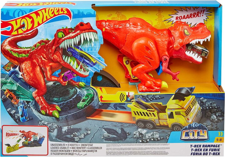 楽天市場】【送料無料】ホットウィール Hot wheels 暴れるTレックス T-Rex Rampage 5歳以上 Tレックスのしっぽは建物を破壊、 ホットウィールの車でやっつけよう! プレイセット : angelica 楽天市場】【送料無料】ホットウィール Hot wheels 暴れるTレックス T-Rex Rampage 5歳以上 Tレックスのしっぽは建物を破壊、 ホットウィールの車でやっつけよう! プレイセット : angelica