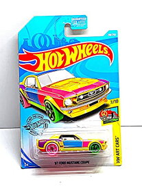 ホットウィール Hot Wheels '67フォード マスタング クーペ HWアートカーズ 7/10 218/250 Mustang ビークル ミニカー