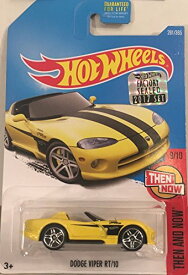 ホットウィール マテル ミニカー ホットウイール Hot Wheels 2017 Dodge Viper RT/10 Yellow Then and Now 281/365ホットウィール マテル ミニカー ホットウイール