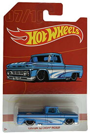 ホットウィール マテル ミニカー ホットウイール Hot Wheels Blue Custom '62 Chevy Pickup 7/10ホットウィール マテル ミニカー ホットウイール