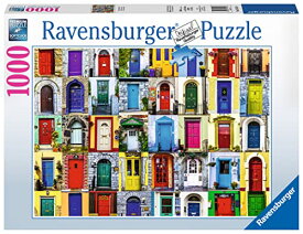 ジグソーパズル 海外製 1000ピース 世界のドア サイズ約70x50センチ 絵画・アート Ravensburger