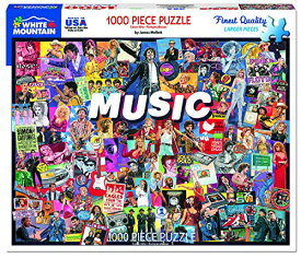 ジグソーバズル 海外製 1000ピース 音楽 サイズ約60×76センチ 絵画・アート White Mountain Puzzles