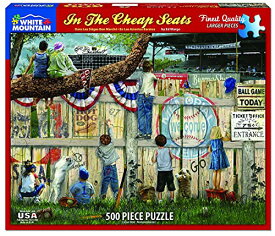 ジグソーパズル 海外製 アメリカ White Mountain Puzzles in The Cheap Seats - 500 Piece Baseball Puzzle - 24” x 30”ジグソーパズル 海外製 アメリカ