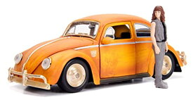 ジャダトイズ ミニカー ダイキャスト アメリカ JADA Toys Transformers Bumblebee Volkswagen Beetle Die-cast Car, 1:24 Scale Vehicle & 2.75" Charlie Collectible Metal Figurine, Yellowジャダトイズ ミニカー ダイキャスト アメリカ