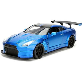 ジャダトイズ ミニカー ダイキャスト アメリカ Jada Toys Fast & Furious 1:24 2009 Brian's Nissan GT-R R35 Ben Sopra Die-cast Car, Toys for Kids and Adults Blueジャダトイズ ミニカー ダイキャスト アメリカ