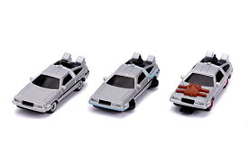 ジャダトイズ ミニカー ダイキャスト アメリカ Back to The Future 1.65" Nano 3-Pack Die-cast Cars, Toys for Kids and Adultsジャダトイズ ミニカー ダイキャスト アメリカ