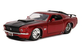 ジャダトイズ ミニカー ダイキャスト アメリカ Bigtime Muscle 1:24 1970 Ford Mustang Boss 429 Die-cast Car Candy Red, Toys for Kids and Adultsジャダトイズ ミニカー ダイキャスト アメリカ