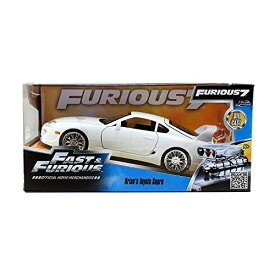 ジャダトイズ ミニカー ダイキャスト アメリカ Jada Toys Fast & Furious 1:24 Brian's Toyota Supra Die-cast Car White, Toys for Kids and Adults (97375)ジャダトイズ ミニカー ダイキャスト アメリカ