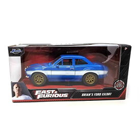 ジャダトイズ ミニカー ダイキャスト アメリカ Jada Toys 1:24 Fast & Furious - Brian's Ford Escort RS2000 Mk1, Blue With White Stripesジャダトイズ ミニカー ダイキャスト アメリカ
