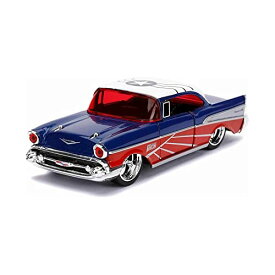 ジャダトイズ ミニカー ダイキャスト アメリカ Marvel 1:32 1957 Chevy Bel-Air Falcon Die-cast Car, Toys for Kids and Adultsジャダトイズ ミニカー ダイキャスト アメリカ